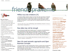 Tablet Screenshot of friends.praxeme.org